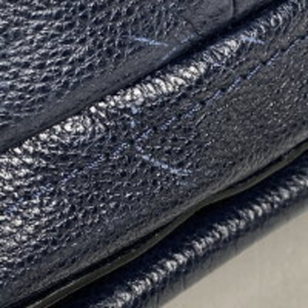Chloe Bag Blue Navy Leather Shoulder Paraty
